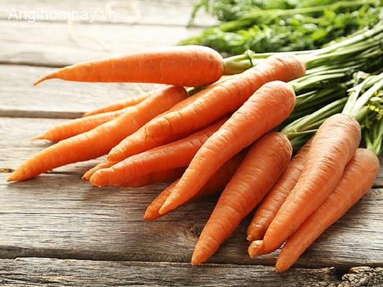 Cà rốt giúp bổ sung vitamin A