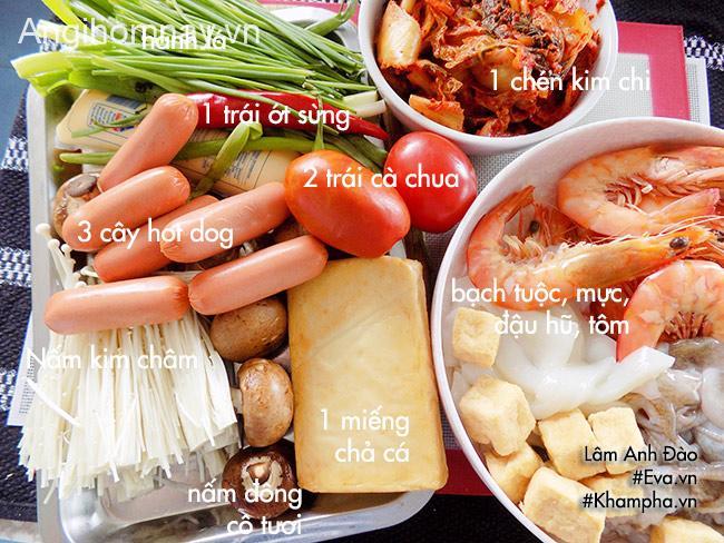  Cách nấu lẩu hải sản kim chi Hàn Quốc chua cay ngon đúng vị